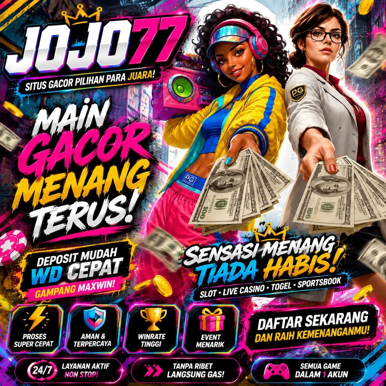 JOJO77 Banner